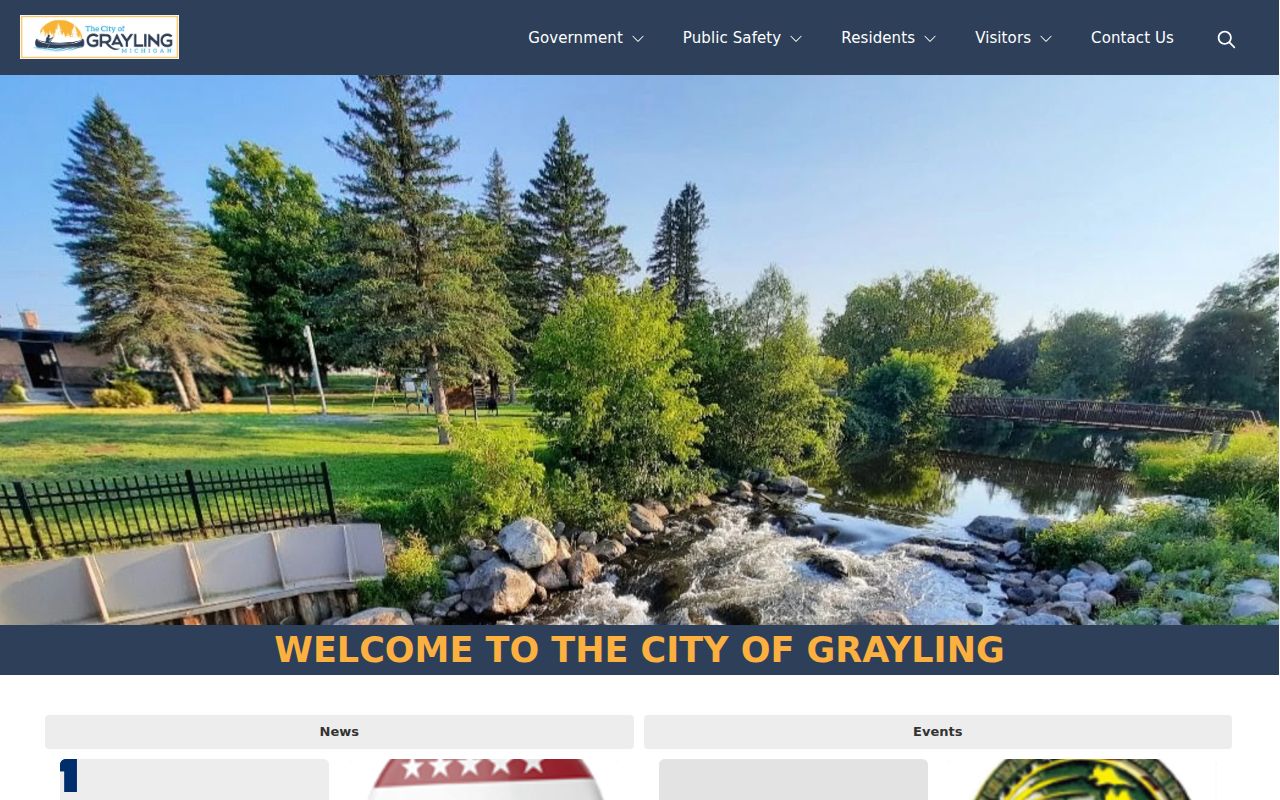Official City of Grayling website and city government information