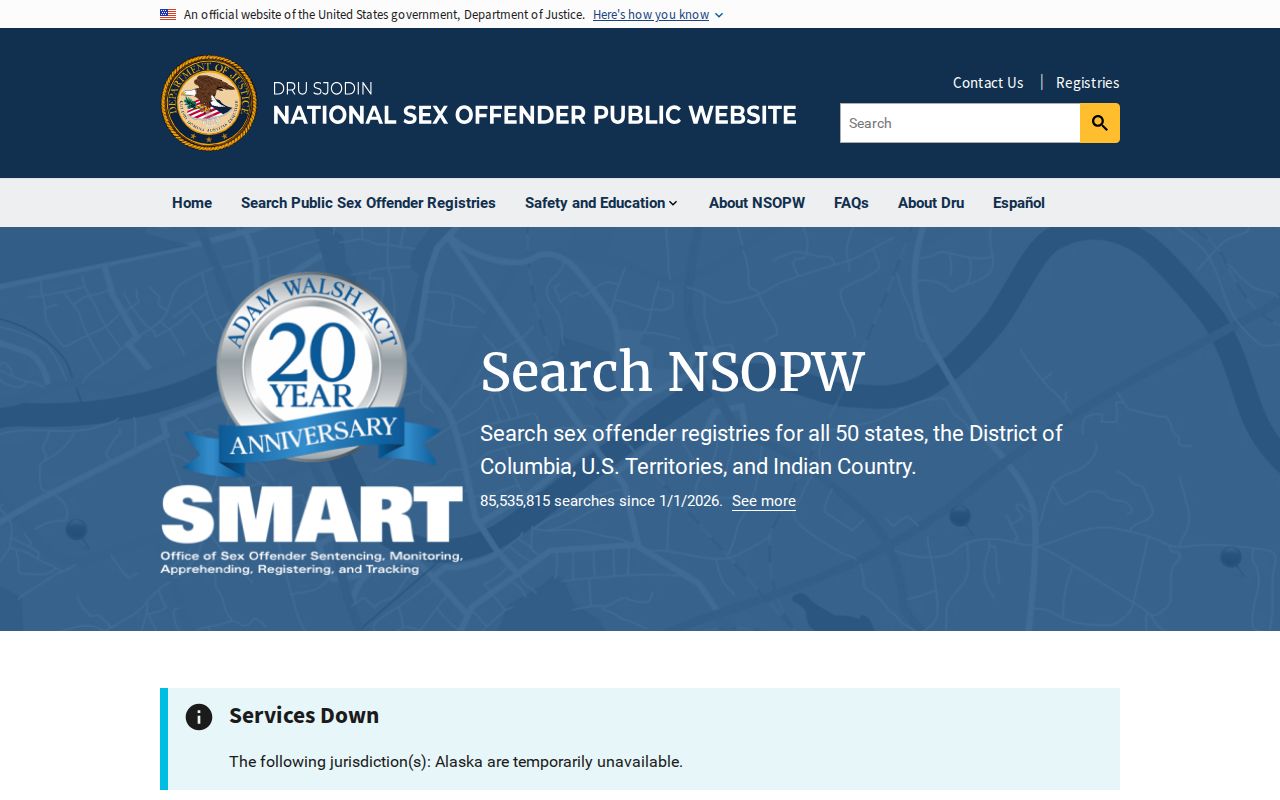 NSOPW national search supplement for Crawford County sex offender checks
